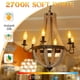 thumbnail image 3 of Bombilla LED GVVooHome E12, candelabro, 4 W, 400 lm, 2700 K, 90 unidades, CRI, 12 unidades, 3 of 7
