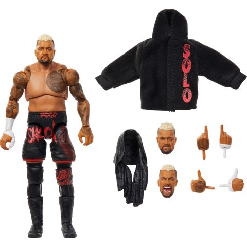 Figura De Acción Mattel Wwe Ultimate Edition Solo Sikoa De 6 Pulgadas