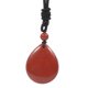 thumbnail image 2 of Colgante De Gota De Agua, Collar De Piedra, Joyería Artesanal, Resistente Para Unisex, Ajustable, Rojo Vino, 2 of 5
