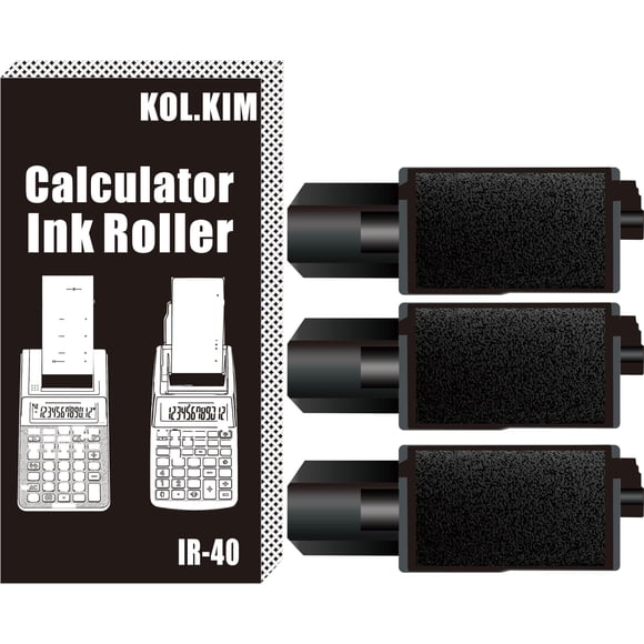 Rodillo de tinta KOL.KIM IR-40 negro - paquete de 3