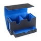 thumbnail image 5 of Caja De Baraja De Cartas Caja De Baraja Protectora De Tarjetas De Cuero PU Resistente Caja De Cartas Coleccionables Azul, 5 of 5