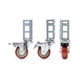 thumbnail image 4 of Rack de almacenamiento con ruedas giratorias QWORK de 3 pulgadas, poliuretano, muy resistentes, 500 libras, 4 of 7