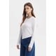 thumbnail image 2 of Polera Mujer Corte Diagonal Blanco, 2 of 4