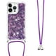 thumbnail image 4 of Funda FOXDOCK para iPhone 16 Pro Max con Cuerda Ajustable, Brillo Líquido, Protección Antigolpes y Lente – Ideal para Regalo, 4 of 6