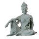 thumbnail image 2 of Resina Acuario Buda Estatua Estatuilla Fengshui Artesanía Paisaje Sentado, 2 of 5