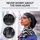 thumbnail image 2 of Gorro de lluvia Hairbrella impermeable con forro de satén con protección UV, 2 of 6