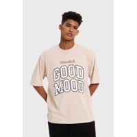 Fashionspark - Polera Hombre Print College Beige