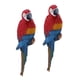thumbnail image 4 of 2x Adorno Realista De Pájaro De Resina, Loro, Animal, Colgante, 31cm, Aspecto Derecho, Rojo, 4 of 5