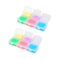 Bothyi - Juego De 2 Arcillas Adhesivas Para Pintar, 6 Colores, Herramienta Para Pintar Para Decoración De Uñas, Herramienta Para El Hogar