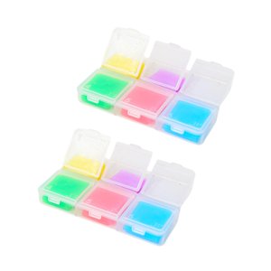 Bothyi - Juego De 2 Arcillas Adhesivas Para Pintar, 6 Colores, Herramienta Para Pintar Para Decoración De Uñas, Herramienta Para El Hogar