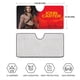 thumbnail image 4 of JOHN CARTER Parasol para Parabrisas Delantero Protector Plegable, Visera Solar para Auto Bloquea Rayos UV Mantiene tu Vehículo Fresco 130cm*70cm, 4 of 6