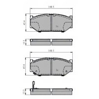 Pastillas Freno Para Auto Allied Nippon Adb3998