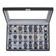thumbnail image 1 of Watch Box SONGMICS con cierre de 24 ranuras y tapa de cristal, color negro, 1 of 8