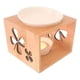 thumbnail image 4 of Candelero Perfumado De Cerámica Quemador De Aceite Decoración Para El Hogar Cuatro Hojas, 4 of 5