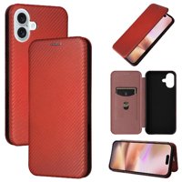 Funda Flip Para Foxdock Iphone 16 - Funda Magnética De Negocios, Funda Protectora Delgada