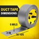 thumbnail image 5 of Cinta adhesiva Stick Click, paquete de 5 unidades, resistente al agua, 27 m x 5 cm, 5 of 7