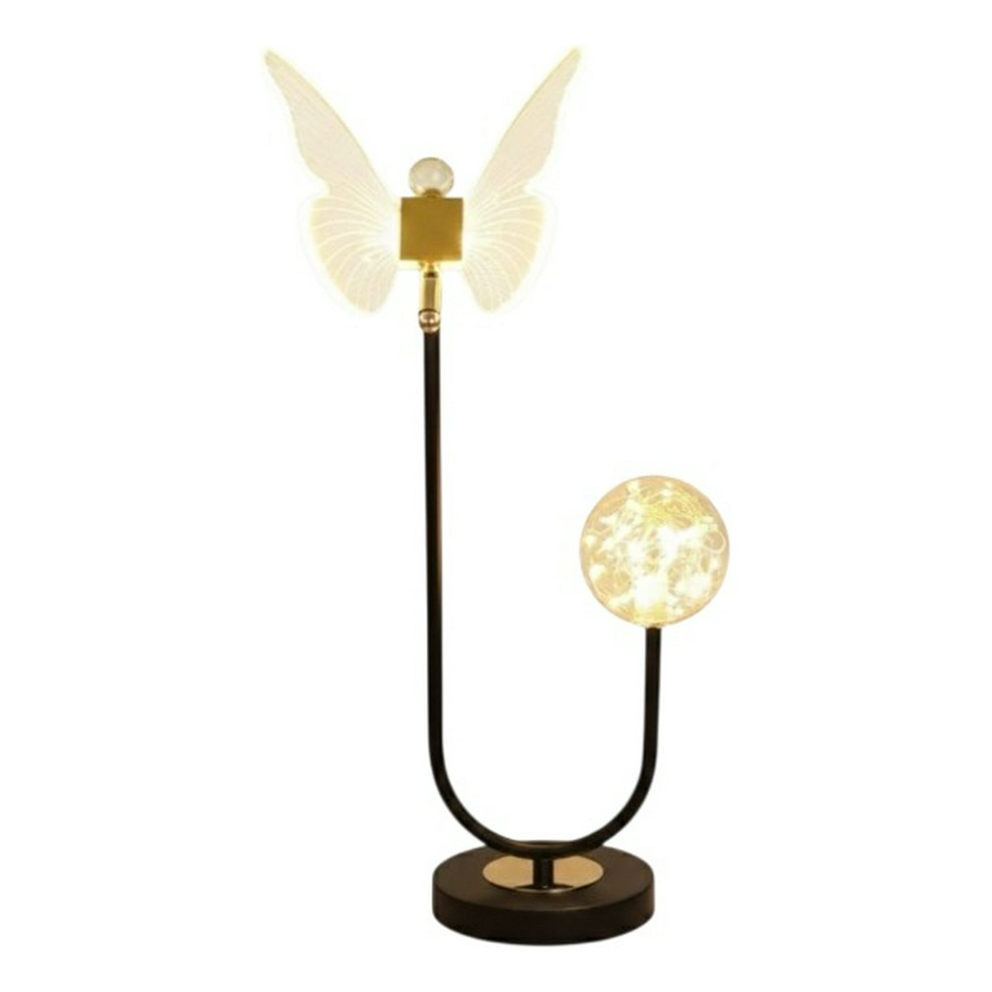 Genérico - Lámpara Mesa Mariposa Luminosa Decorativa Adorno Led Jhn