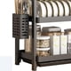 thumbnail image 2 of Rack Escurridor Platos 3 Niveles Acero Negro, 2 of 3