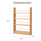 thumbnail image 2 of Librero organizador infantil madera 4 niveles 120x80x10cm #3, 2 of 3