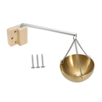 Magideal - Difusor De Fragancias Para Aceite De Sauna Con Placa De Madera Y Tornillos, Recipiente Portátil Para Aceites Esenciales Para Spa Personal O Doméstico.