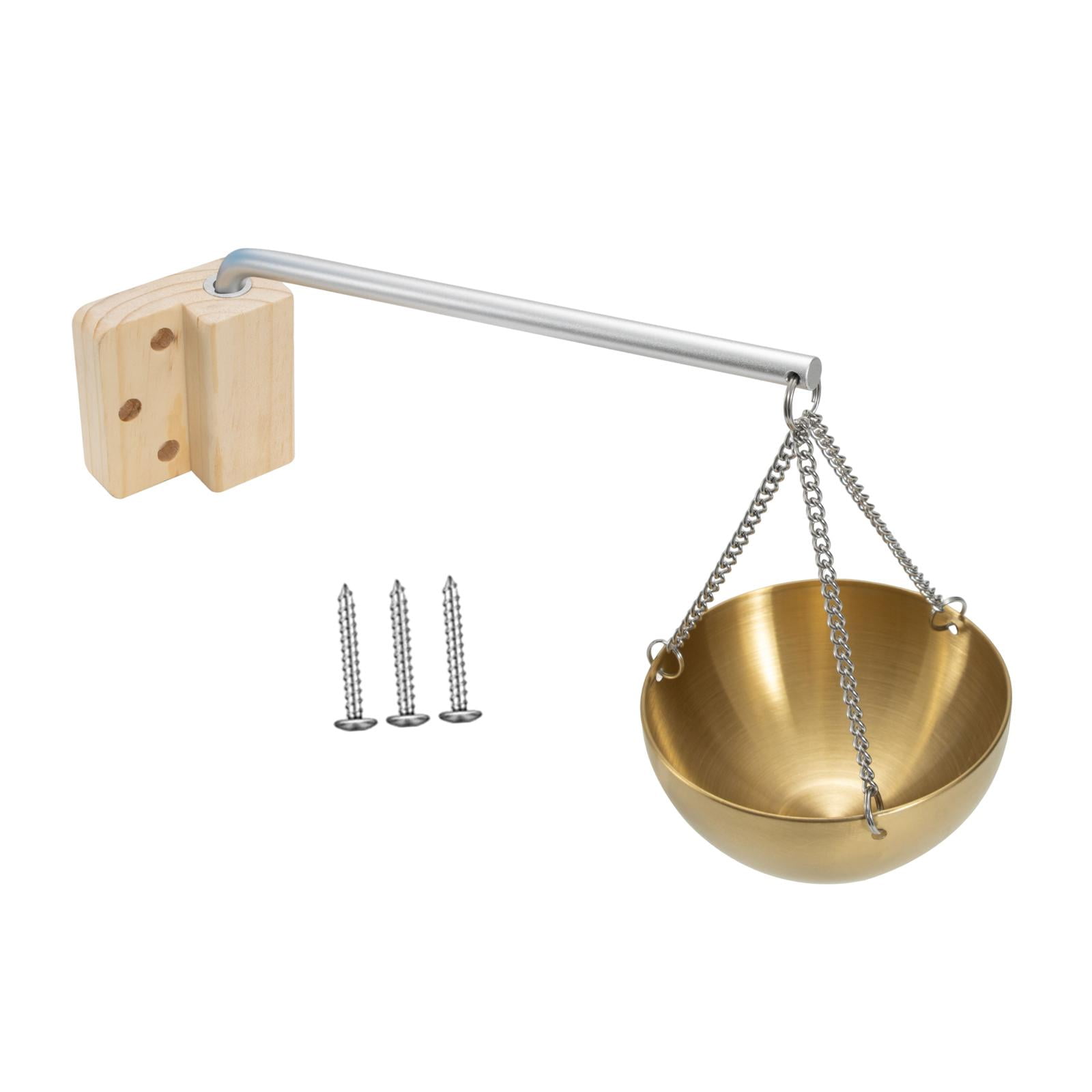 Magideal - Difusor De Fragancias Para Aceite De Sauna Con Placa De Madera Y Tornillos, Recipiente Portátil Para Aceites Esenciales Para Spa Personal O Doméstico.