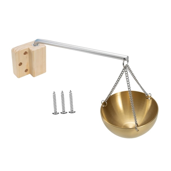Difusor de fragancias para aceite de sauna con placa de madera y tornillos, recipiente portátil para aceites esenciales para spa personal o doméstico.