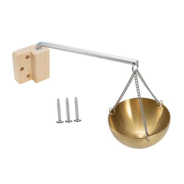 Difusor de fragancias para aceite de sauna con placa de madera y tornillos, recipiente portátil para aceites esenciales para spa personal o doméstico.