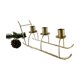 thumbnail image 3 of Candelabro metal dorado, 3 of 3