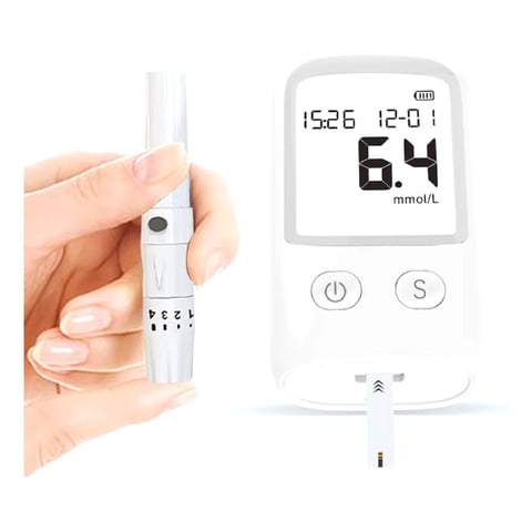 Genérico - Glucómetro Monitor Portátil Tiras Lancetas Precisa Lau