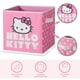 thumbnail image 3 of Juego de 2 cubos de almacenamiento Idea Nuova Hello Kitty de 25 x 25 x 25 cm, 3 of 7