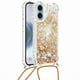 thumbnail image 1 of Funda FOXDOCK para iPhone 16 con Cuerda Ajustable, Brillo Líquido, Protección Antigolpes y Lente – Ideal para Regalo, 1 of 6