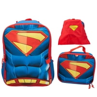 Set De Mochila Ai Accessory Innovations Superman 41 Cm Para Niños