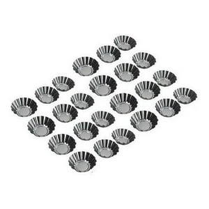 Genérico - Pack 24 Molde Mini Tartaleta Tarta Moldes Para Reposteria