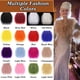 thumbnail image 5 of Ribete de cinta decorativa SOGUGOM blanco con plumas de avestruz 5‑7 pulg 2 yds, 5 of 6