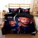 thumbnail image 1 of Modern Football superstar 3D printed bedding Queen bedding set Soft and comfortable customized King size bedding set for boy Bed Sheets, 1 of 5