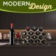 thumbnail image 5 of Botellero SereneLife Bamboo de 4 niveles para 14 botellas, 5 of 7