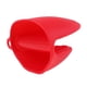 thumbnail image 5 of Sostenedor De Olla Caliente De Silicona Agarre Del Horno Mitones De Pellizco Protector De Lengüeta De Dedo Rojo, 5 of 5