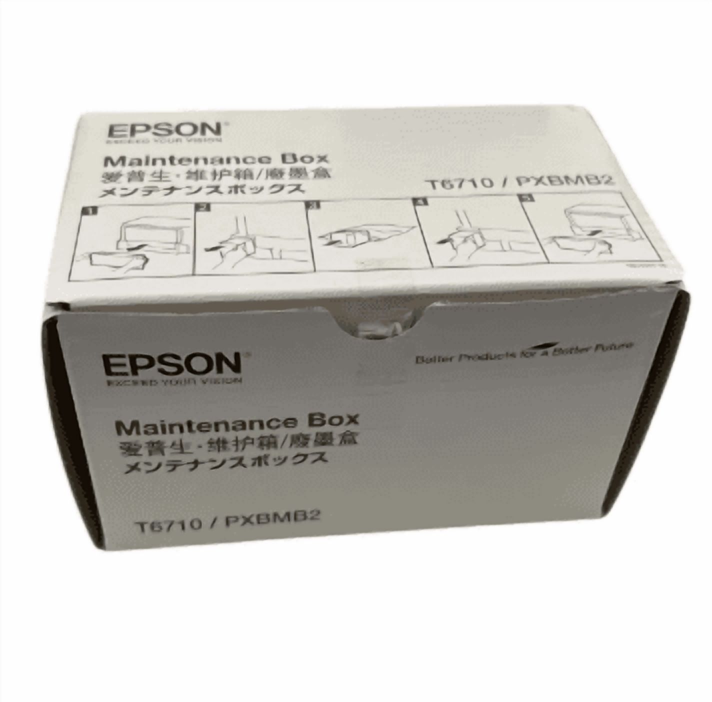 Caja Mantenimiento Epson Multifuncional T6710 Wf5190 Wf5690