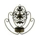 thumbnail image 1 of Candelero Montado En La Pared De Hierro Candelero Decoración Para El Hogar Patrón Negro, 1 of 3
