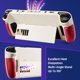 thumbnail image 4 of Funda UYIYE para Steam Deck con Soporte de Cuero – Blanco/Rojo, 4 of 9
