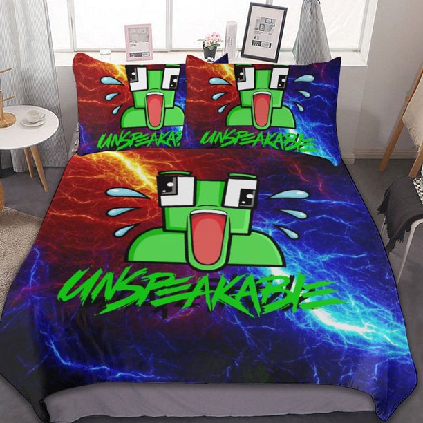 Anime Unspeakable Bedding Set Ultra Soft Bedding Set Girls Bedding Girls Duvet Cover Set for Kids Boys Teens Room Decor