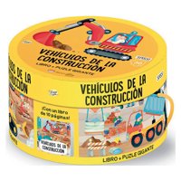 Manolito Books - Libro Y Puzzle Vehiculos De La Construcción