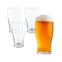 Set De 4 Vasos Cerveceros De Vidrio 560 Ml Amberes Allegra