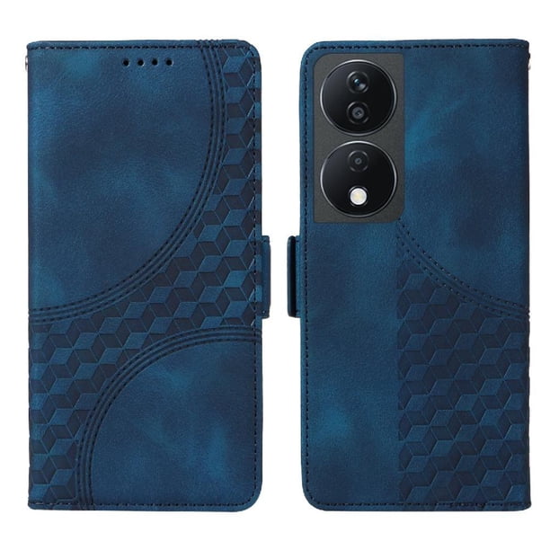 Carcasa FOXDOCK Honor 90 Smart 5G de cuero PU, diseño acolchado clásico, protección contra caídas y rayones