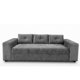thumbnail image 2 of Sofa Praga 3 Cuerpos Felpa Gris, 2 of 4