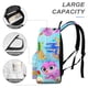 thumbnail image 4 of Do Re Mi-theme Backpack, Campus style schoolbag Bookbag with Adjustable Shoulder Straps And Large Zip Compartment, Unisex Travel Bags.42x30x15cm, 4 of 6