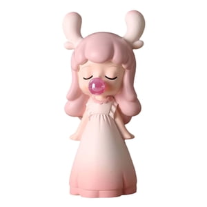 Bothyi - Estatua De Niña De Burbujas Que Sopla Interior Para Centros De Mesa De Gabinete De Sala De Estar