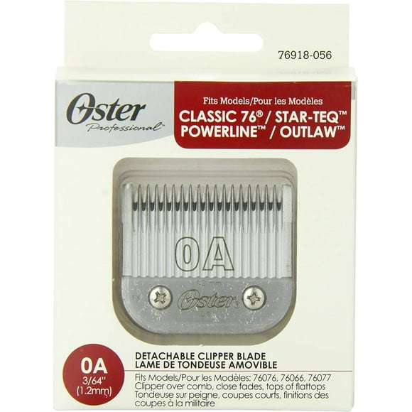 Cuchilla Oster Desmontable Size #0A 3/64" (1.2 mm)