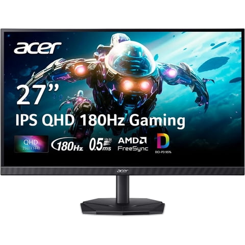 Monitor Gamer Acer Nitro Kg271U 27 Qhd Ips 180Hz Freesync