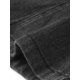 thumbnail image 5 of INSPIRE CHIC Chaqueta de Jean Elástica para Mujer con Cuello de Solapa Un Botón Manga Larga Chaquetas de Trabajo de Mezclilla M Negro, 5 of 6
